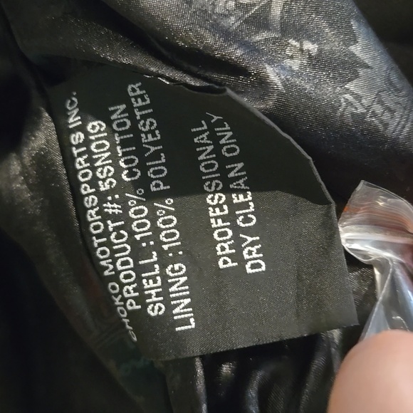 Vintage Snap On Racing Jacket men's large w extra snaps Nascar motorsports Sport - Picture 8 of 11